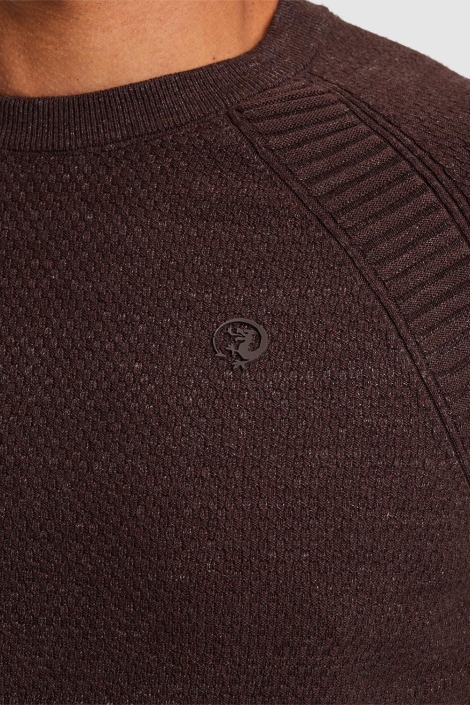 Cast Iron crewneck cotton heather plated ble